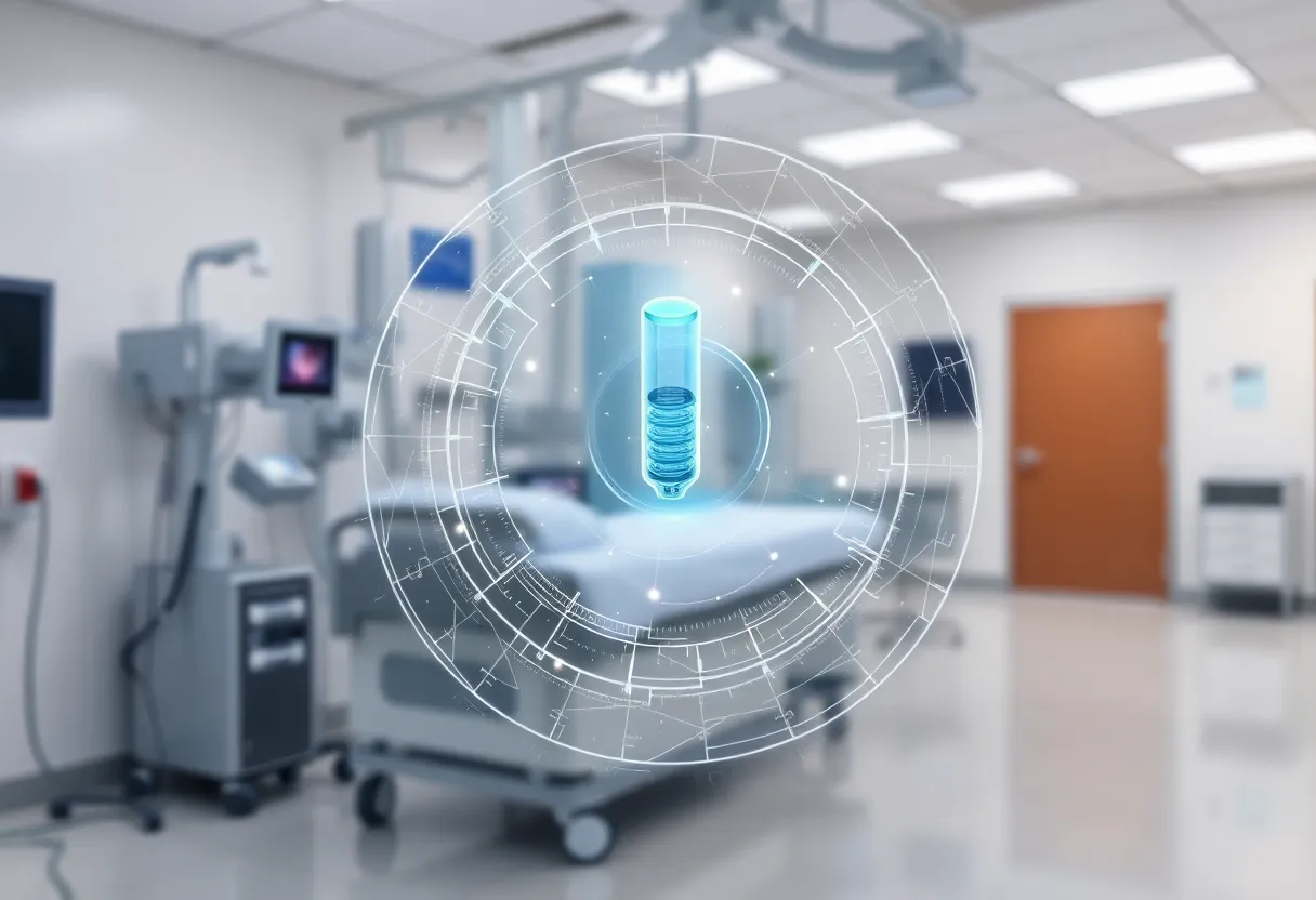 Illustration of the alfapump® System used in patient treatment
