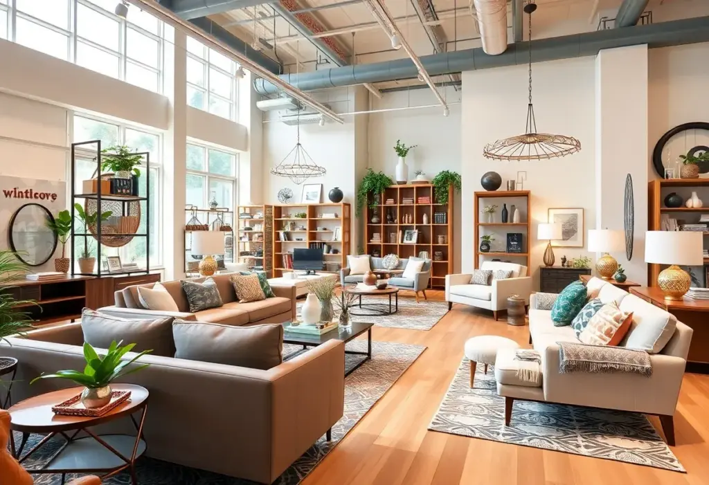 Interior view of the new Ballard Designs store in Wayne, Pennsylvania