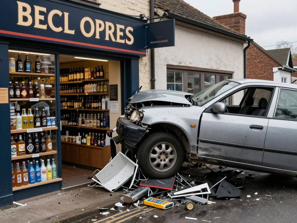 Vehicle crashed through beer store wall in Montgomery County