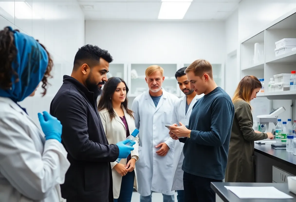 Adults participating in Biomedical Technician Training at Wistar Institute