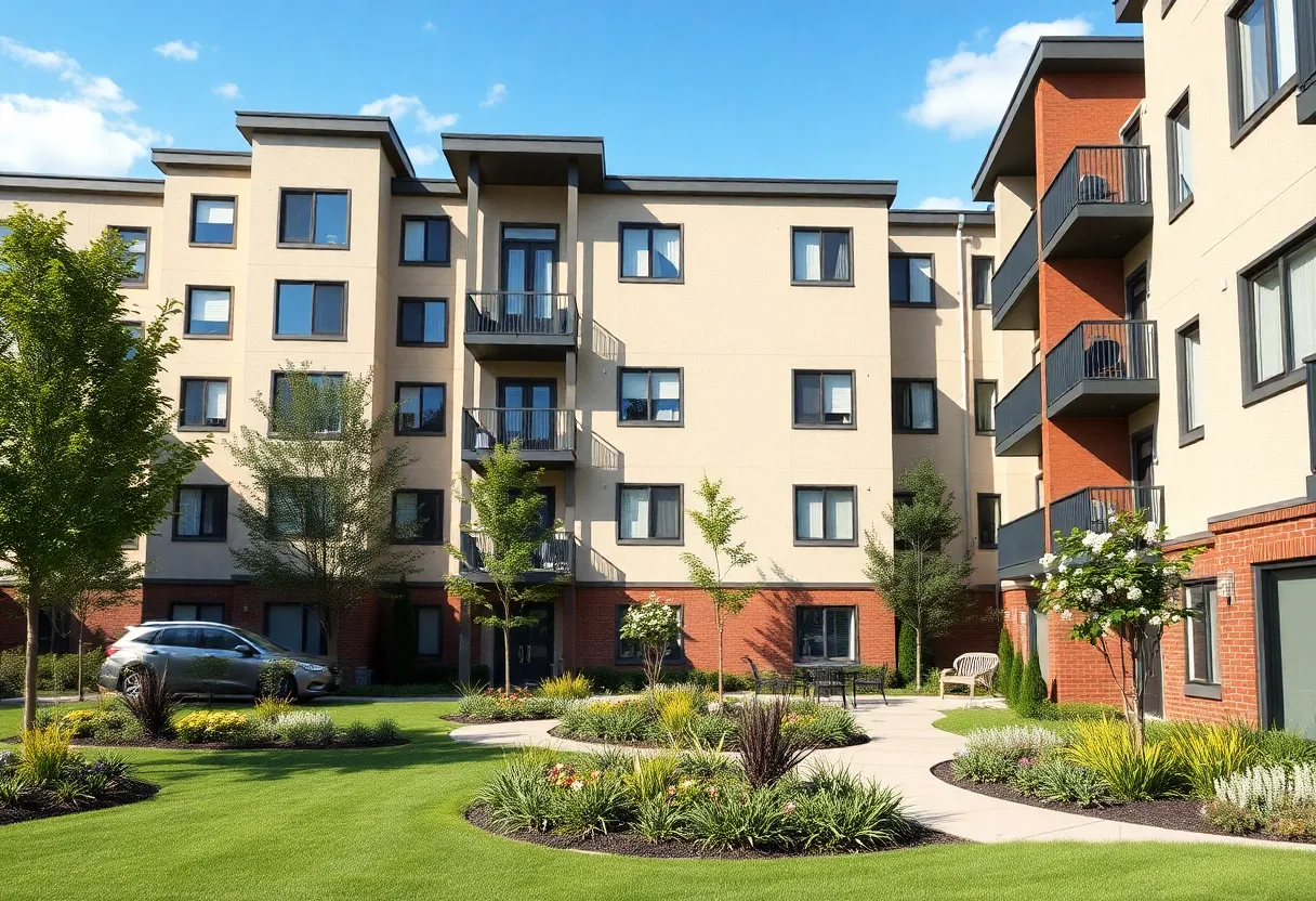 Botanica Cottages garden apartment complex in Limerick, Pennsylvania