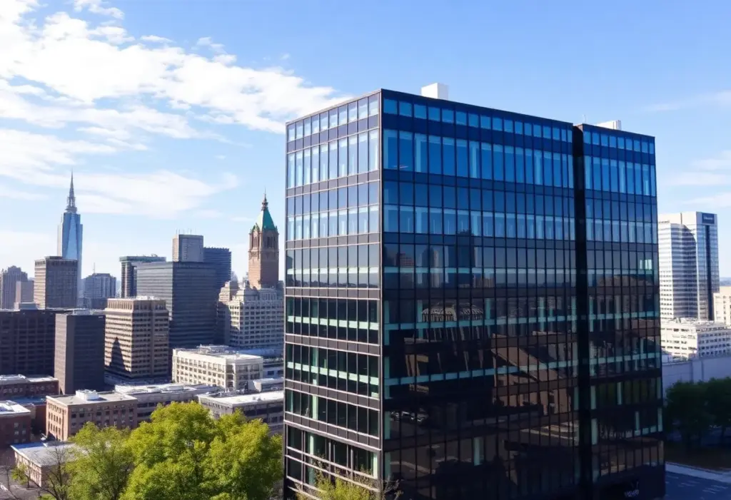 Office building representing Brandywine Realty Trust in Philadelphia.