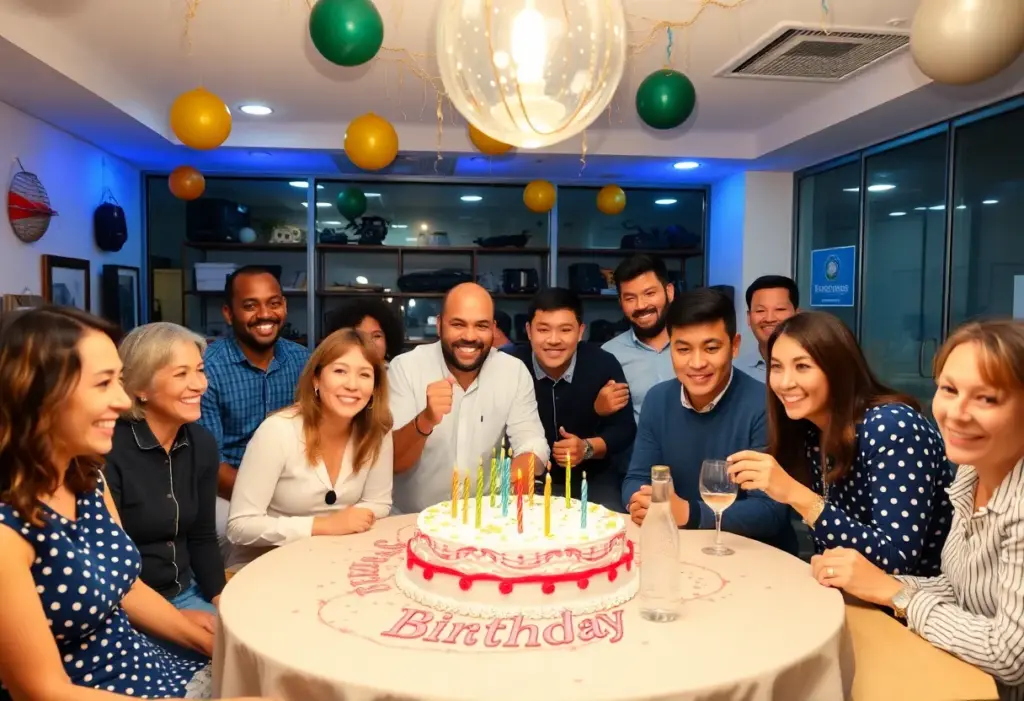 A vibrant celebration event honoring John A. Solheim’s contributions to the golf industry.