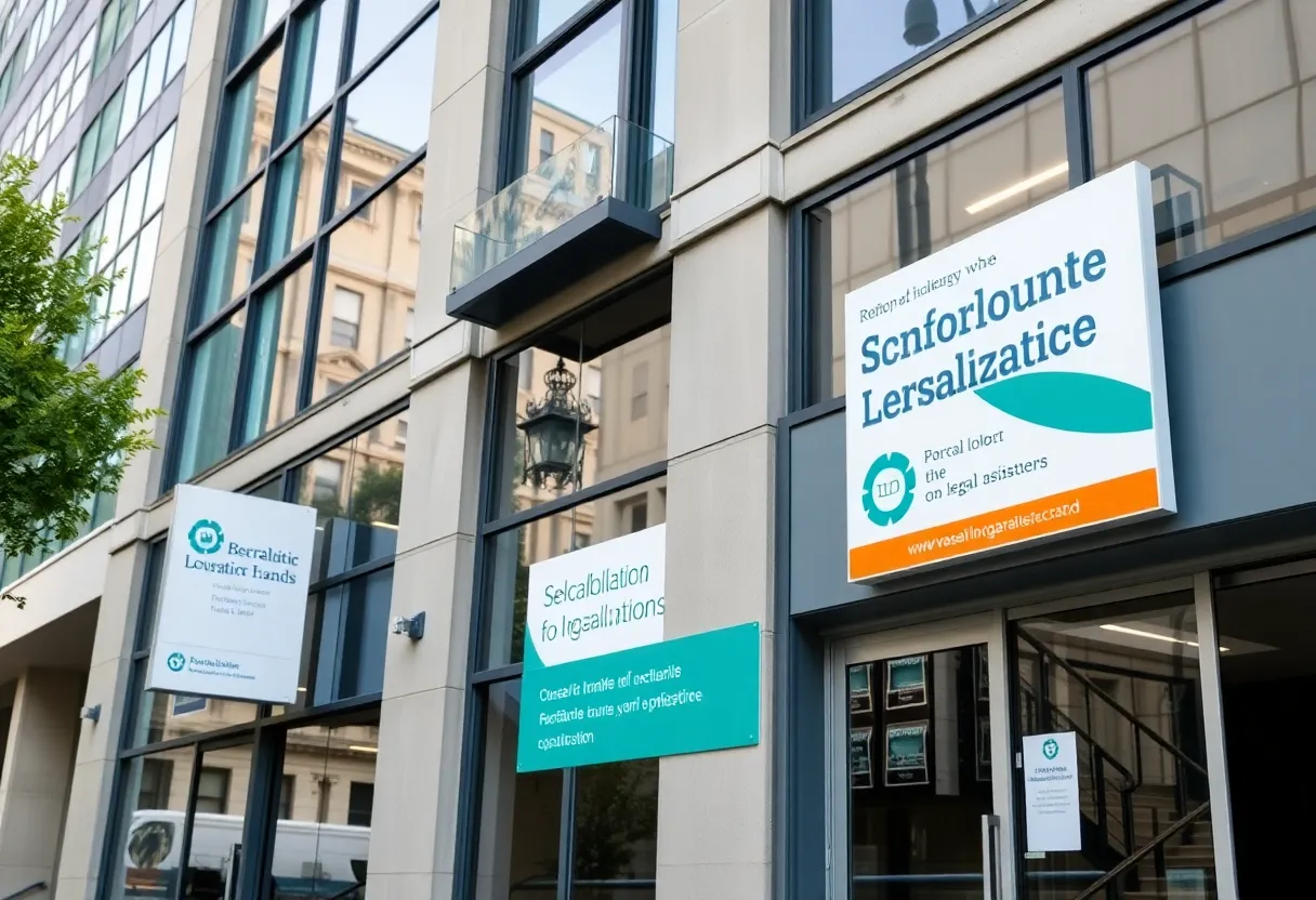 Exterior view of Community Legal Services' new office location