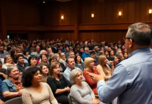 Audience at Eli Sharabi's event in Voorhees, NJ.