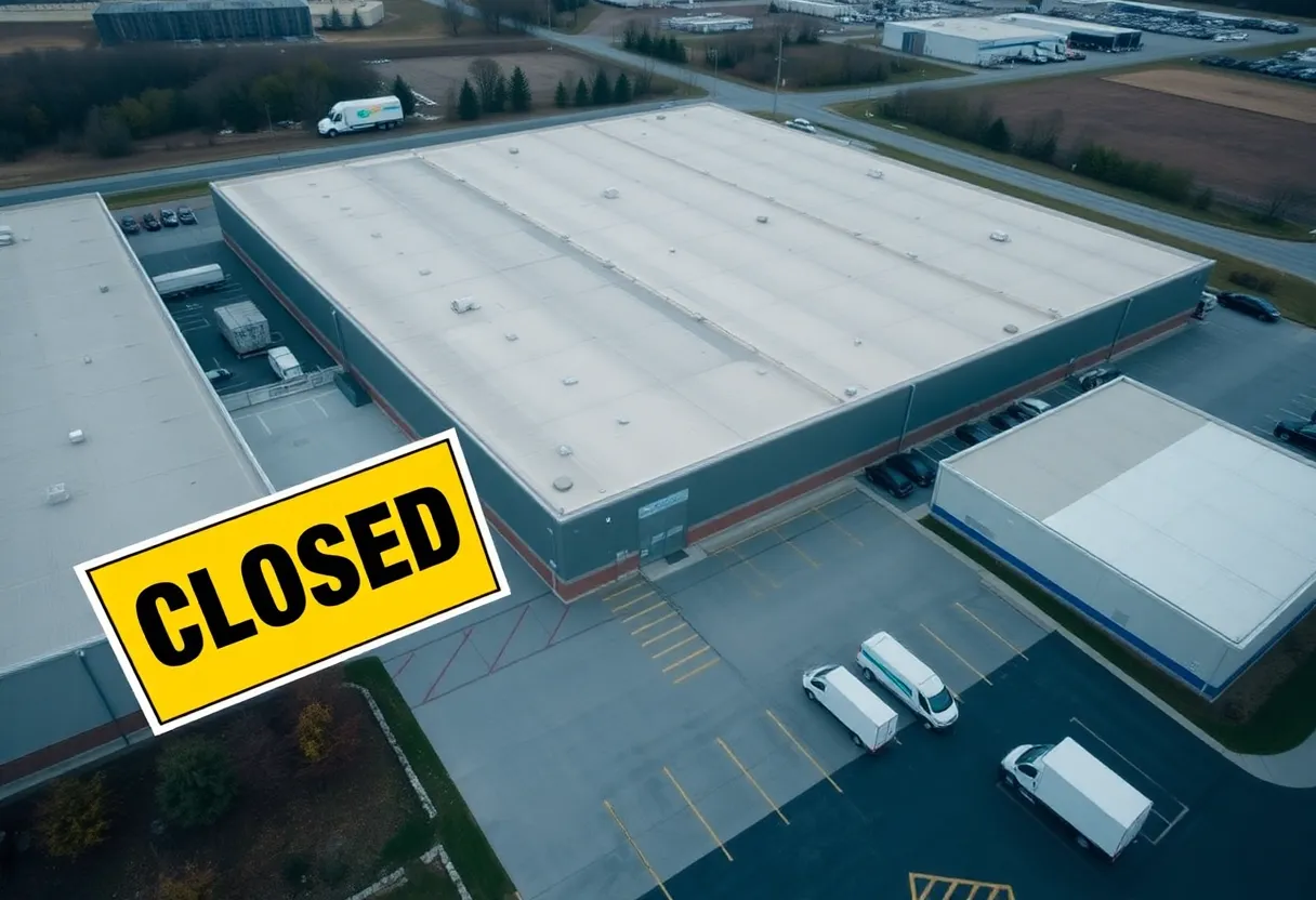 Closed fulfillment center in Pennsylvania