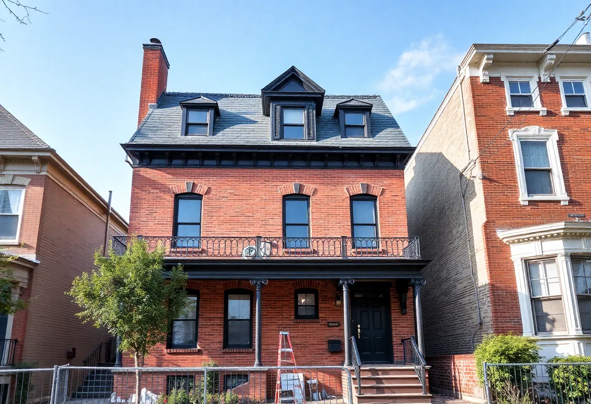 Renovation of a historic home in Philadelphia, blending old and new