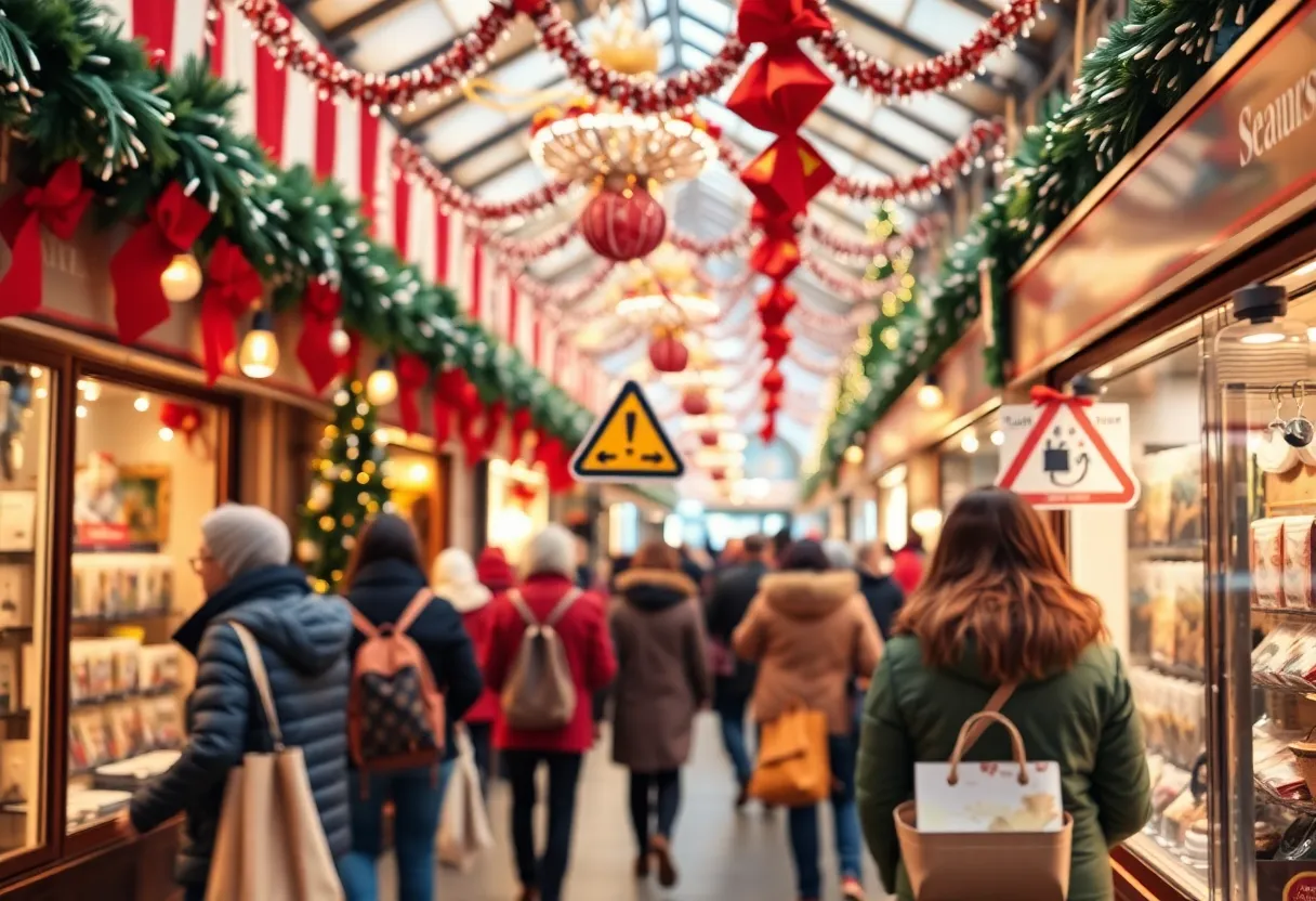 Awareness of holiday purchase scams in a festive setting