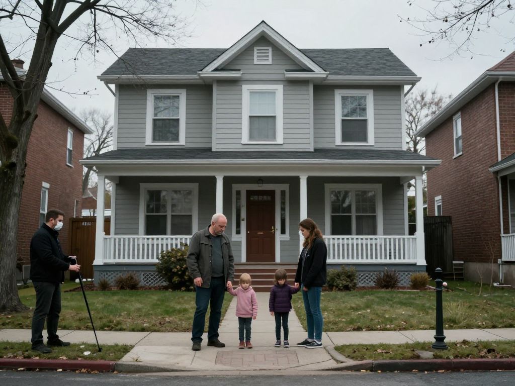 Emergency services responding to a residential area related to a homicide investigation