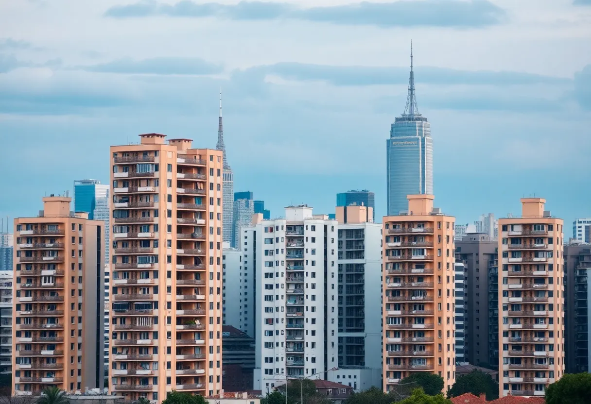 Skyline image representing real estate investment