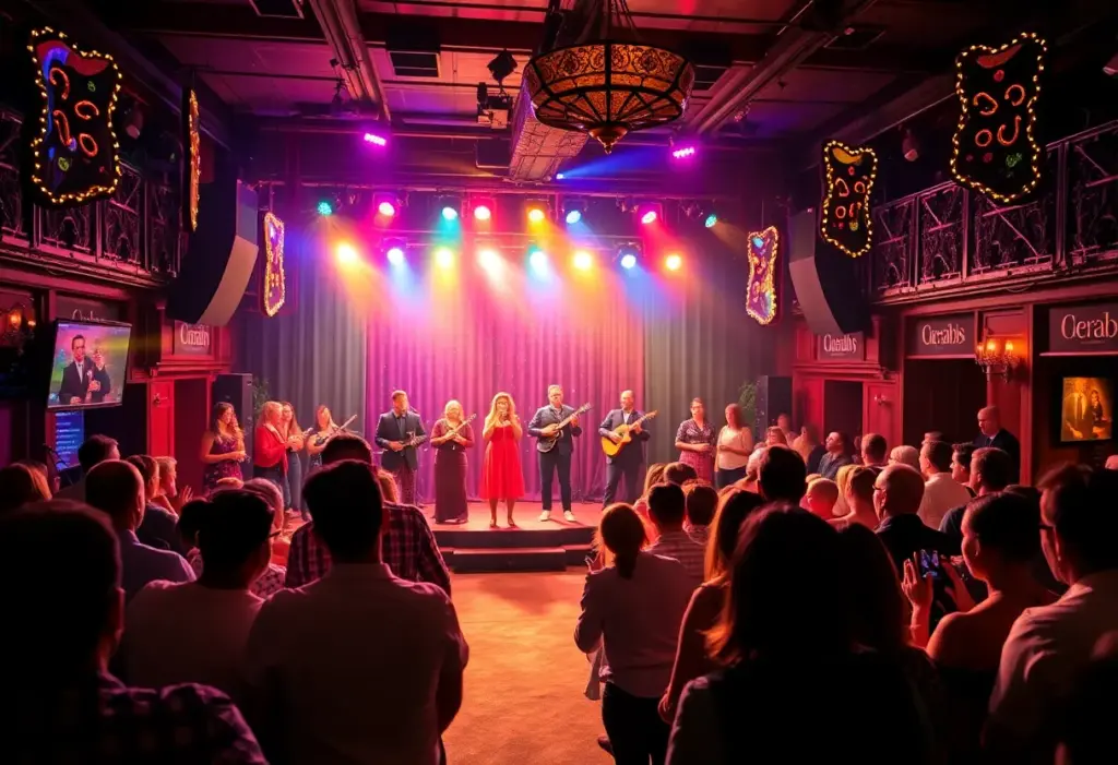 Performers at It's Giving Cabaret in Philadelphia