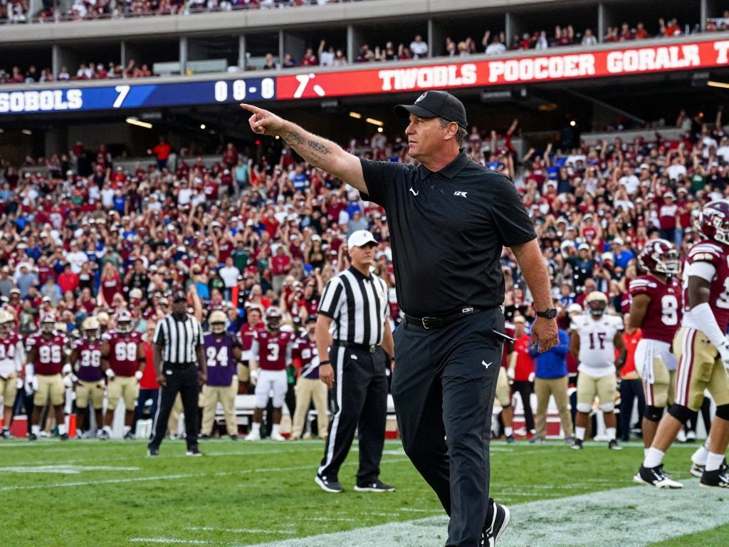 Matt Campbell coaching the Penn State Nittany Lions