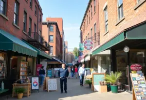 Business scene in Philadelphia highlighting entrepreneurship