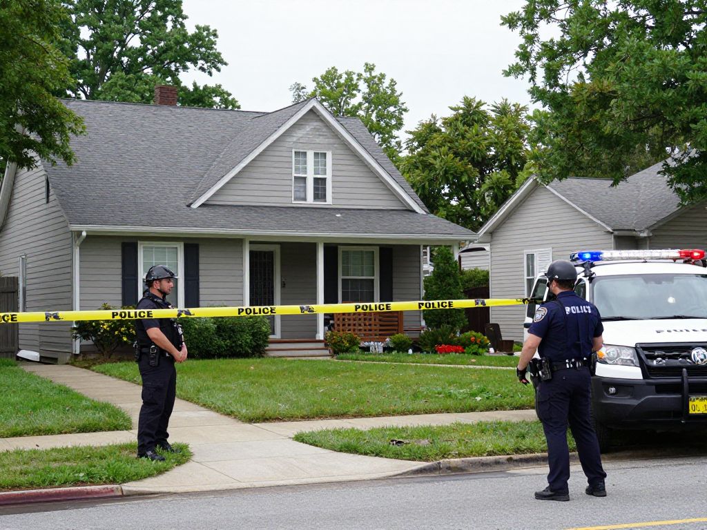Police investigation at a shooting scene in Northeast Philadelphia