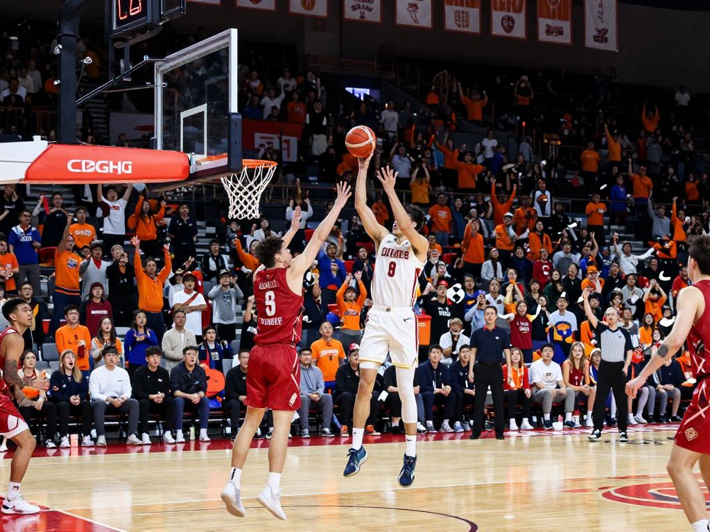 Penn versus Rutgers college basketball game atmosphere