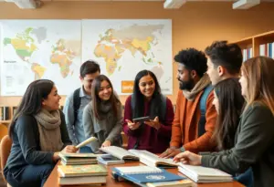 Students participating in the Graduate Fellows Program at Perry World House