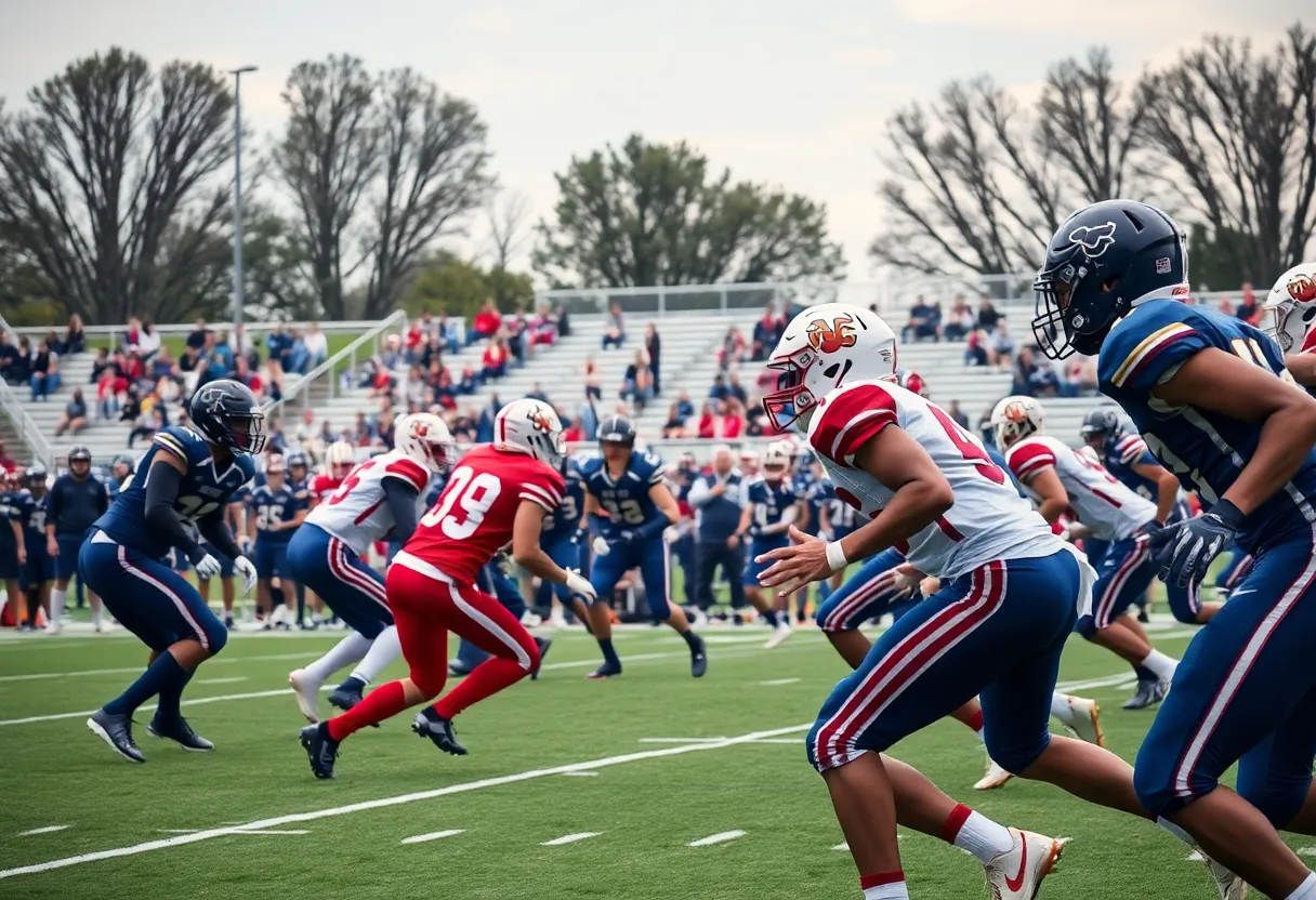 High school football teams playing in the Philadelphia Catholic League championships.