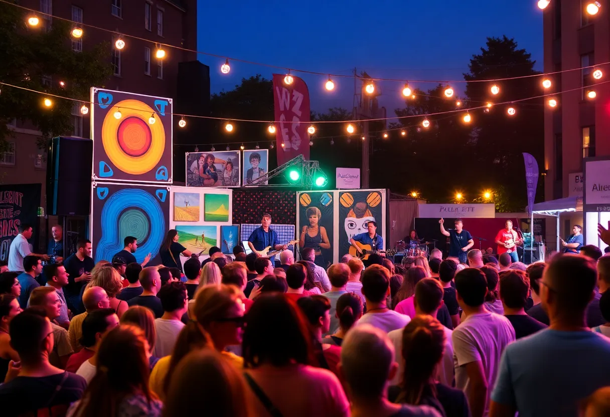 Philadelphia MiniFEST showcasing local artists performing to an excited audience