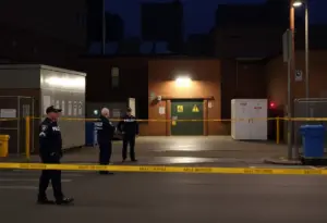 Philadelphia sanitation facility with police activity