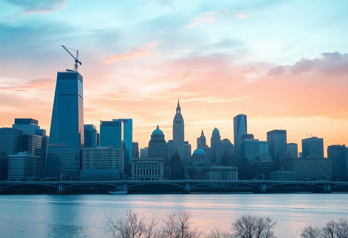 Philadelphia skyline showcasing business development and innovation.
