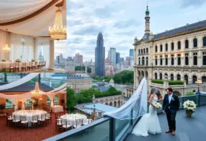 Beautifully decorated wedding venues in Philadelphia for the Wedding Walk