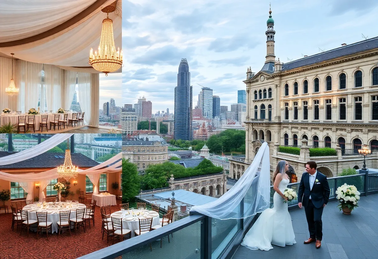 Beautifully decorated wedding venues in Philadelphia for the Wedding Walk