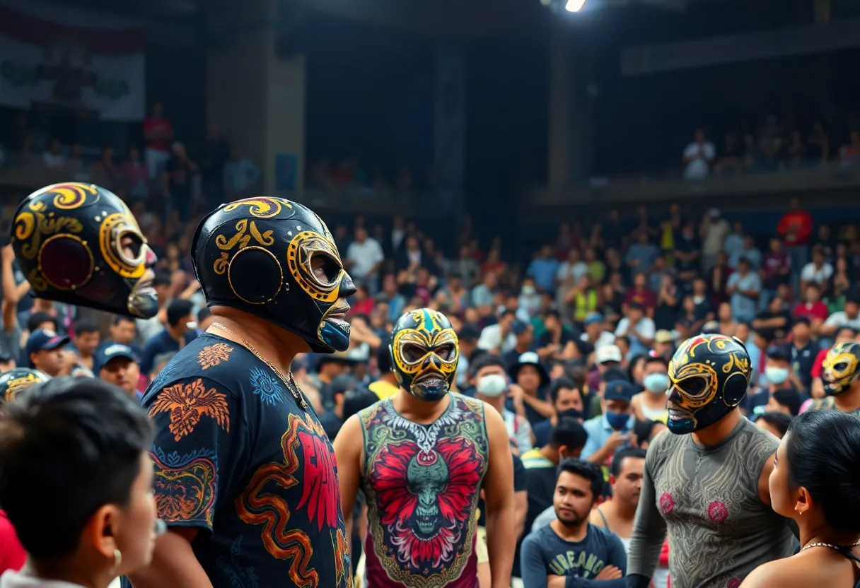 Vibrant wrestling tournament at Power Pro Lucha event