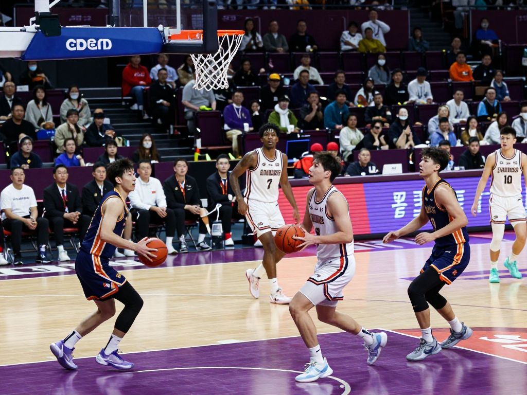 Princeton Tigers basketball team competing against Temple Owls