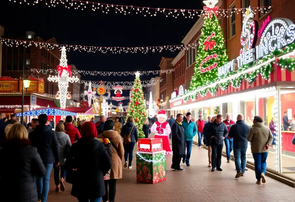 Festive holiday events in Scranton.