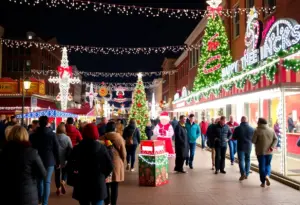 Festive holiday events in Scranton.