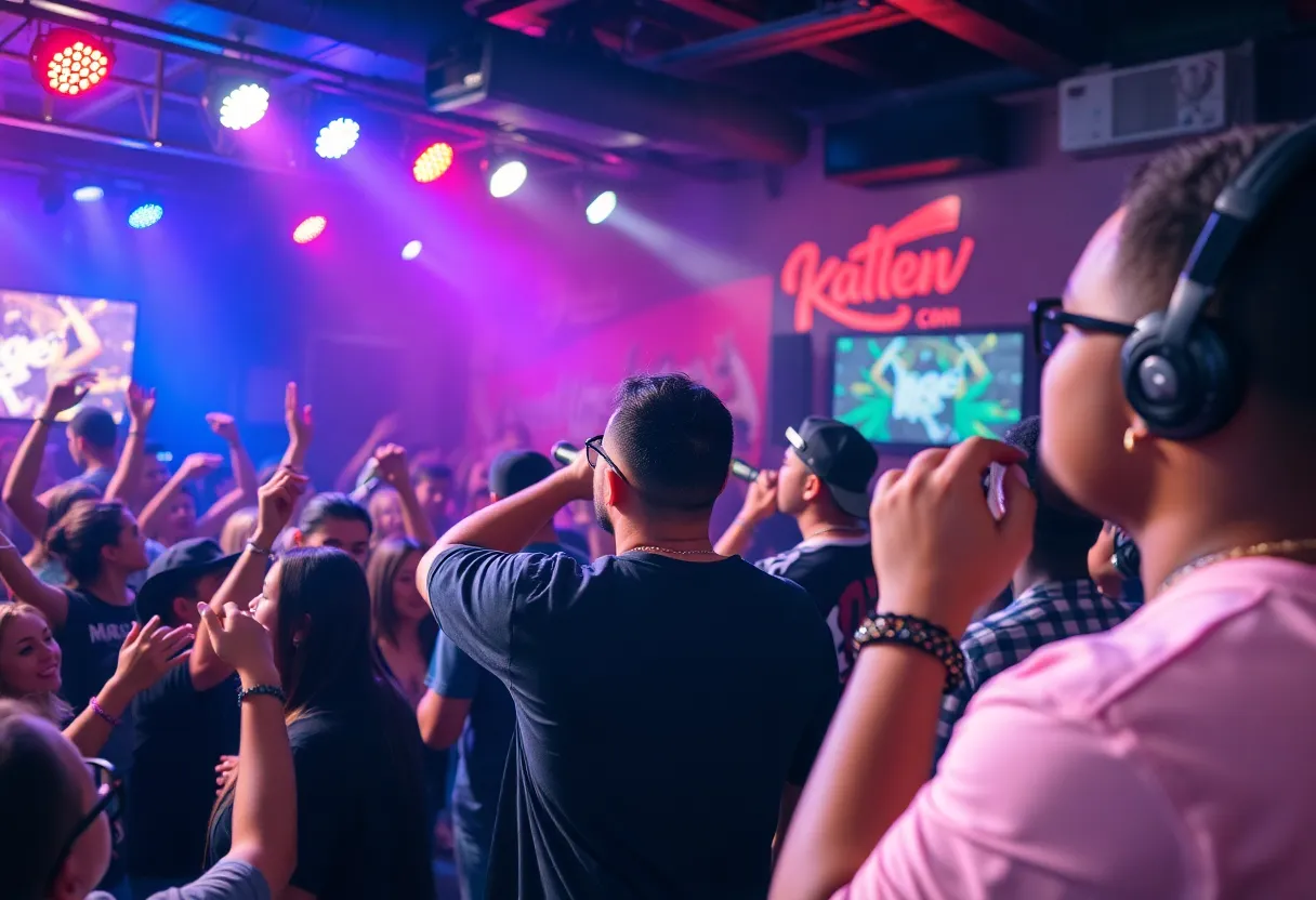 Performance at SPIN Underground Rap Event at The Foundry