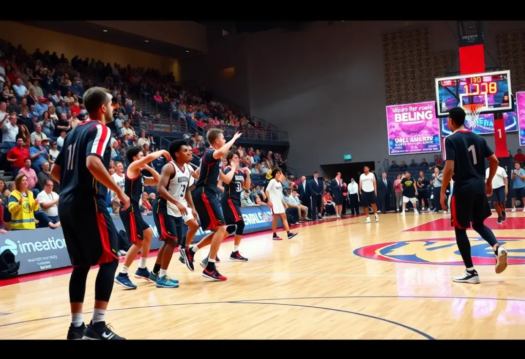 Girls basketball game between Springside Chestnut Hill Academy and Lawrenceville School