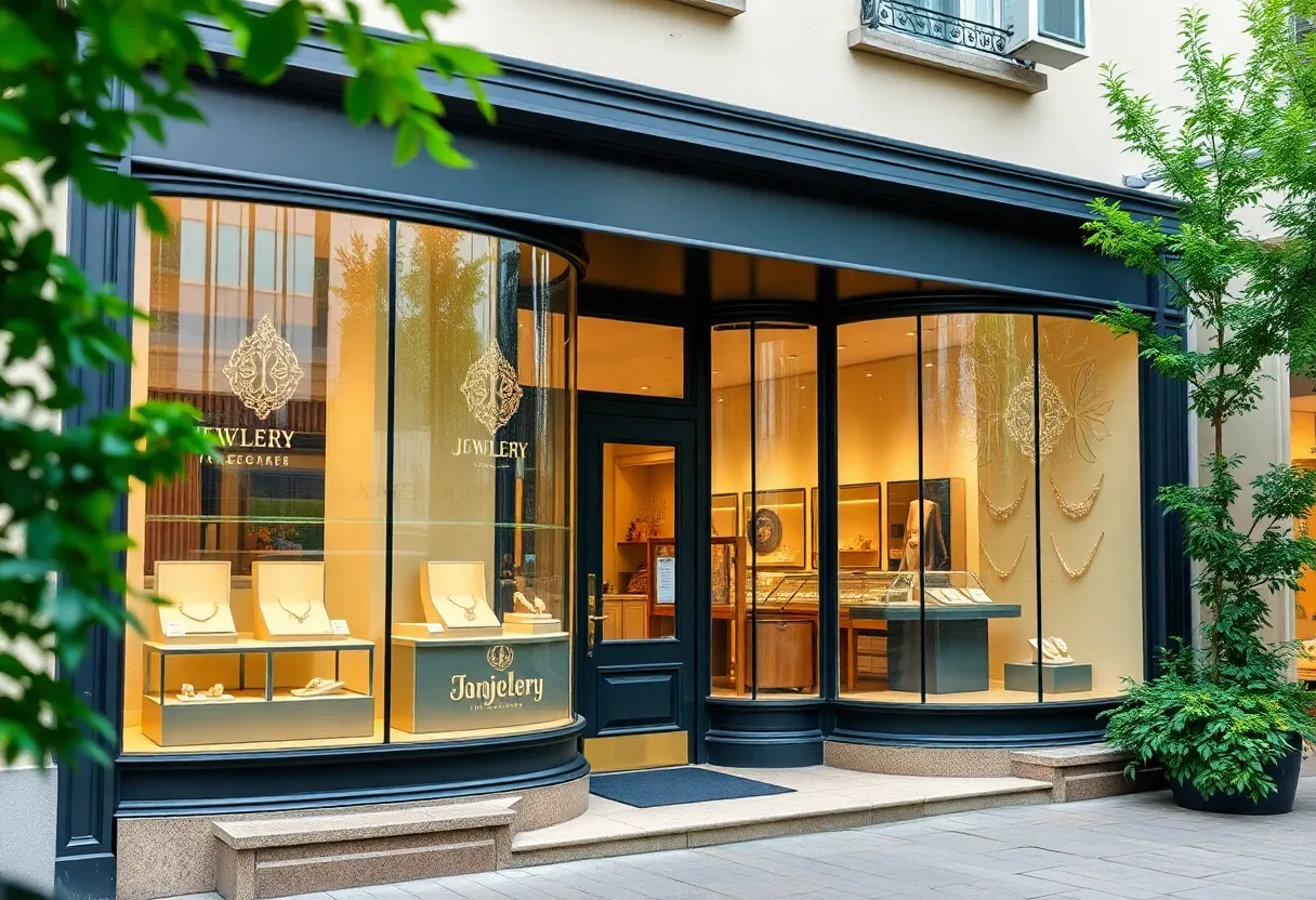 Exterior view of the new Steven Singer Jewelers storefront
