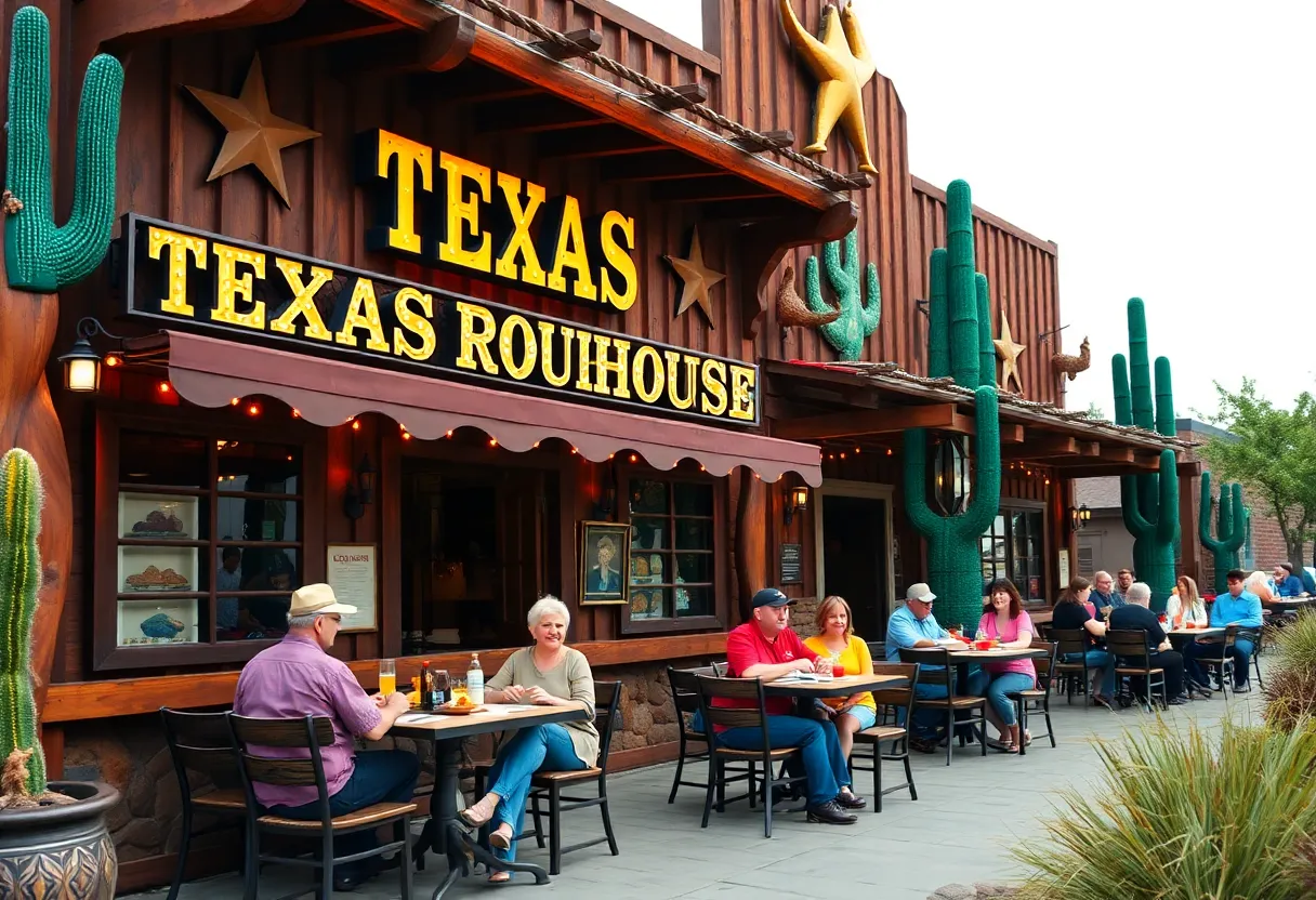 Exterior of Texas Roadhouse restaurant in Marlton, NJ