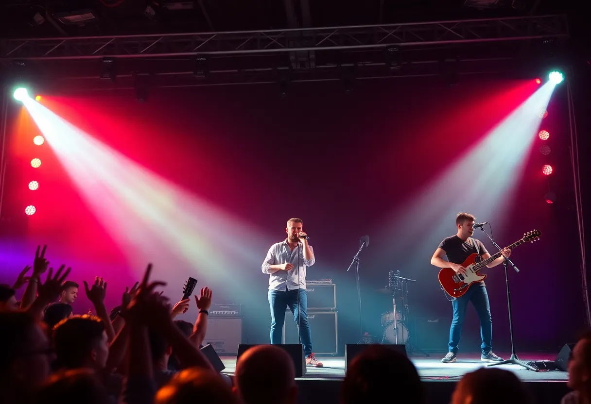 A vibrant performance by The Poettes at Century Bar in Philadelphia.