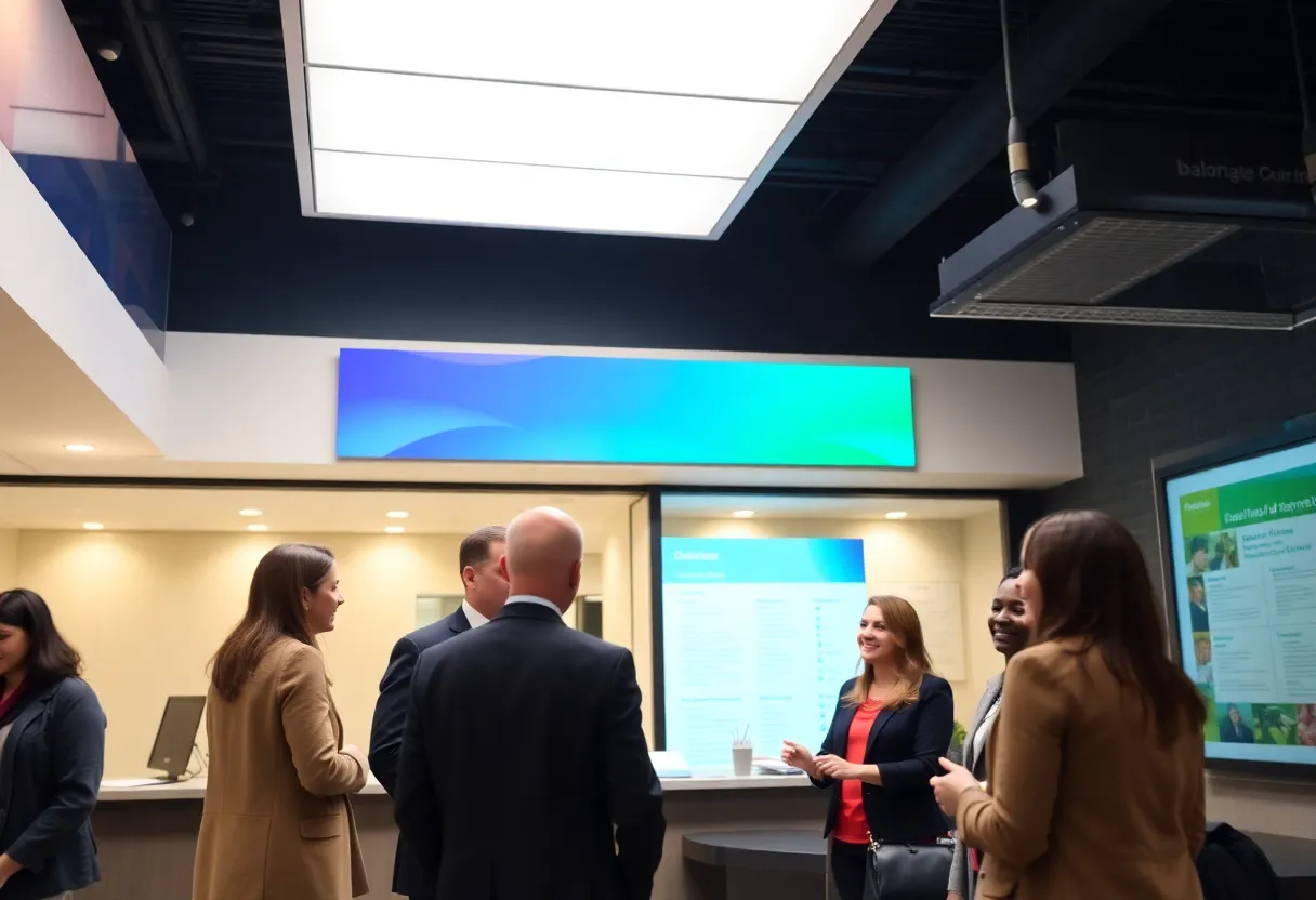 Leadership team discussion at TriState Capital Bank in Pittsburgh