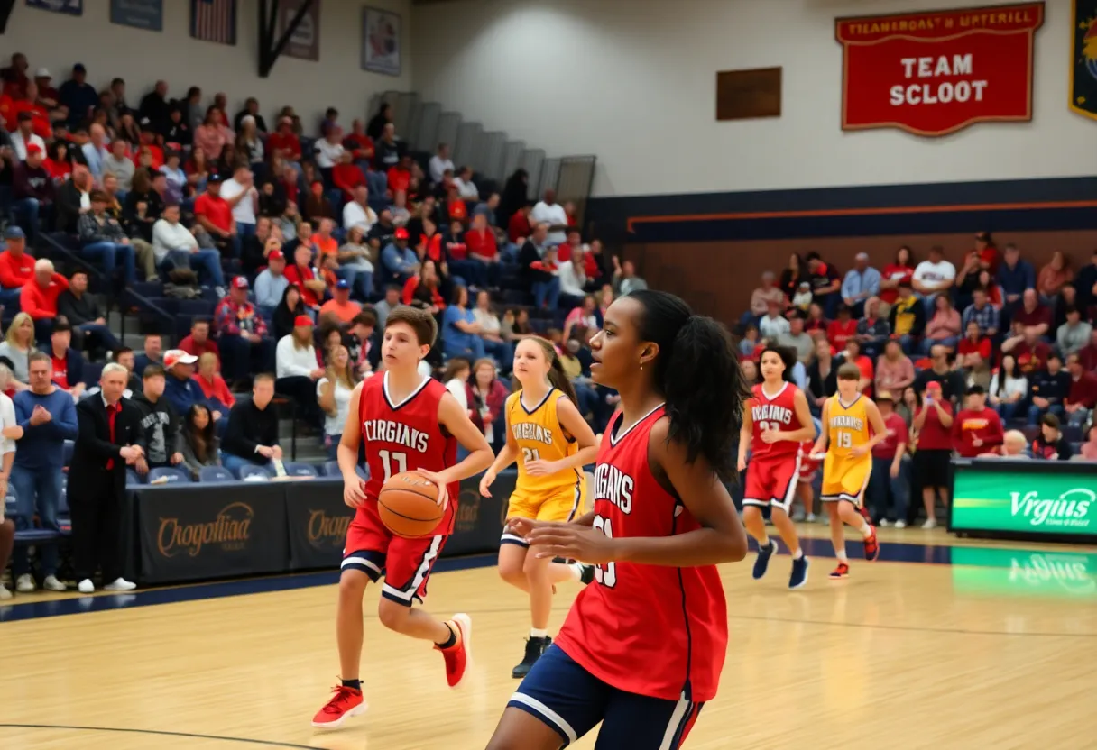 High school basketball teams competing in Virginia.