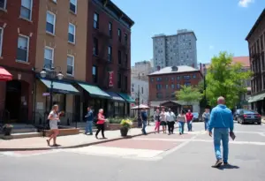 Community engagement and safety measures in West Philadelphia.