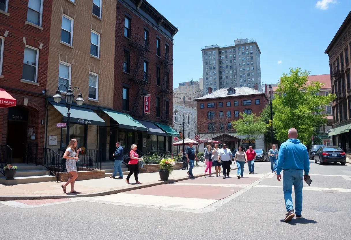 Community engagement and safety measures in West Philadelphia.
