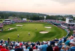 Players competing at a 2026 golf championship event