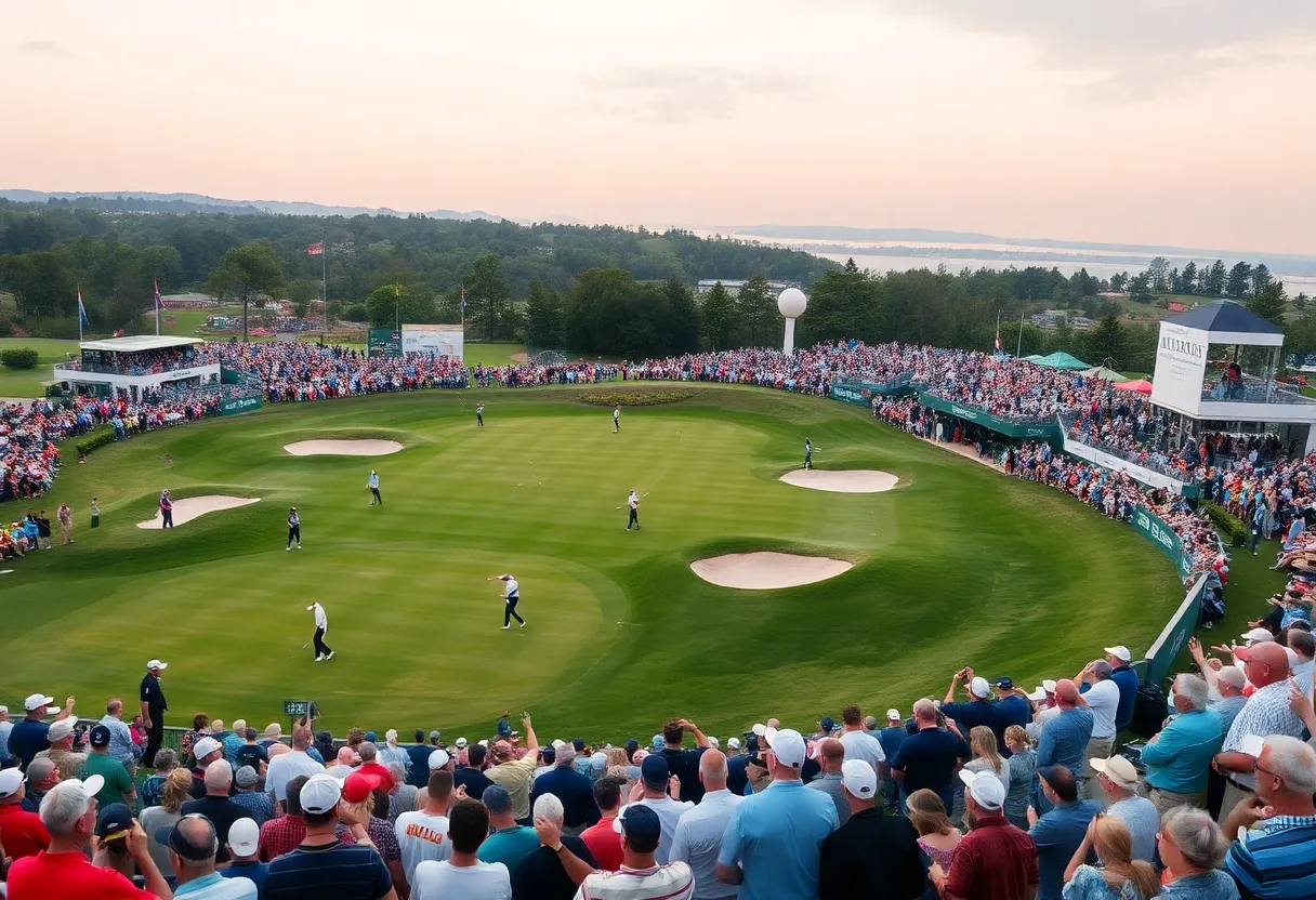 Players competing at a 2026 golf championship event