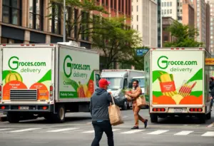 Customers receiving grocery deliveries in Philadelphia