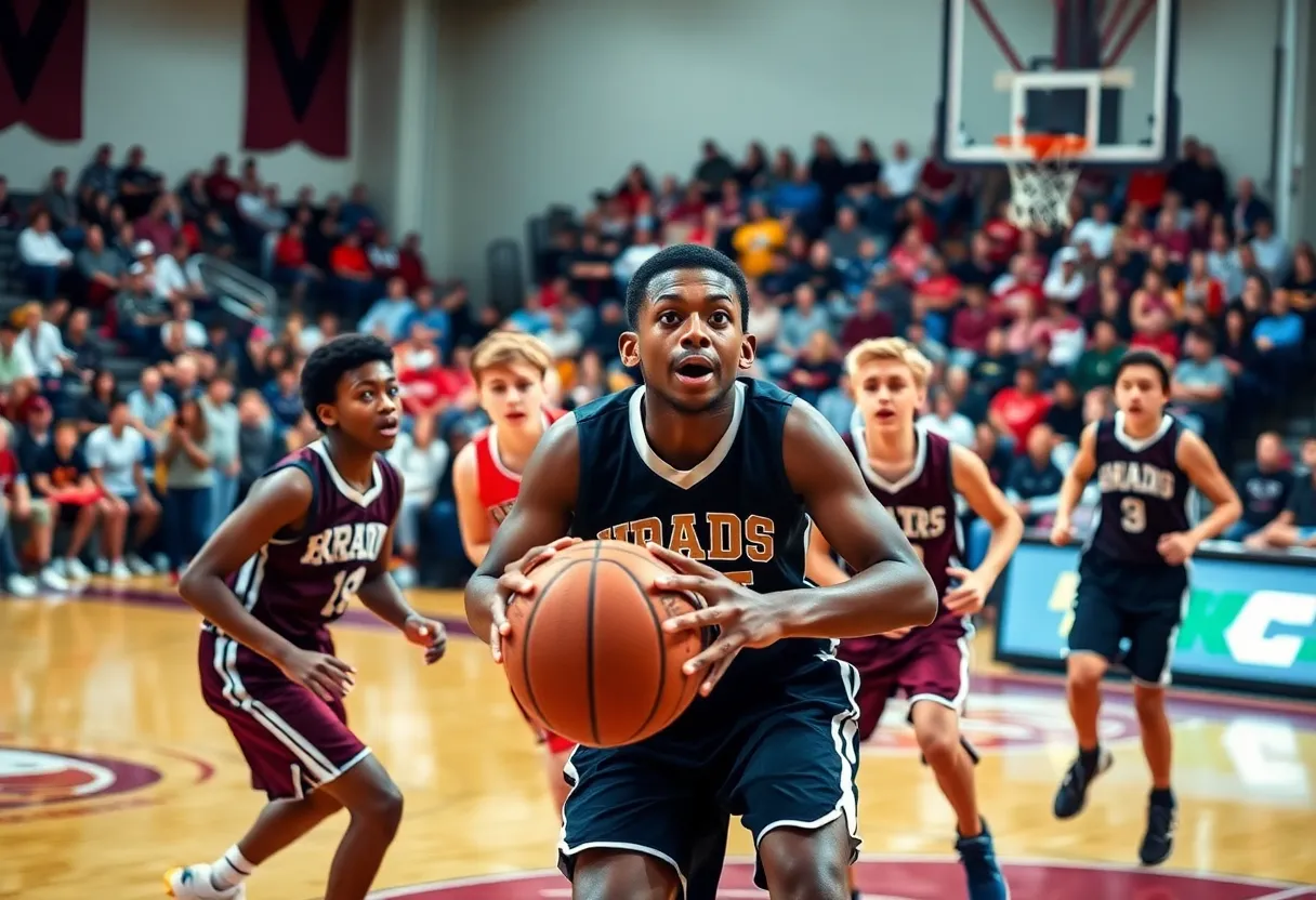 High school basketball teams competing in Bucks County