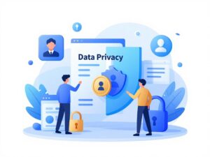 Digital representation of data privacy and security concepts