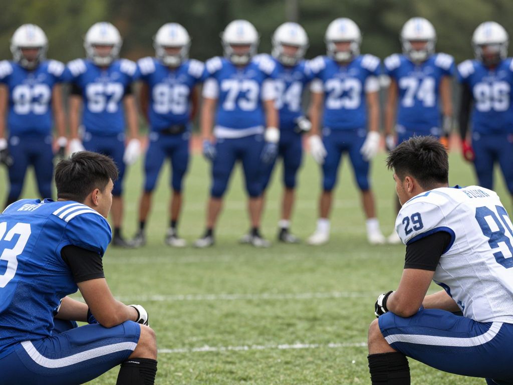 Philadelphia Eagles resting players on the sidelines