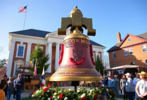 Liberty Bell replica at Indiana County Courthouse