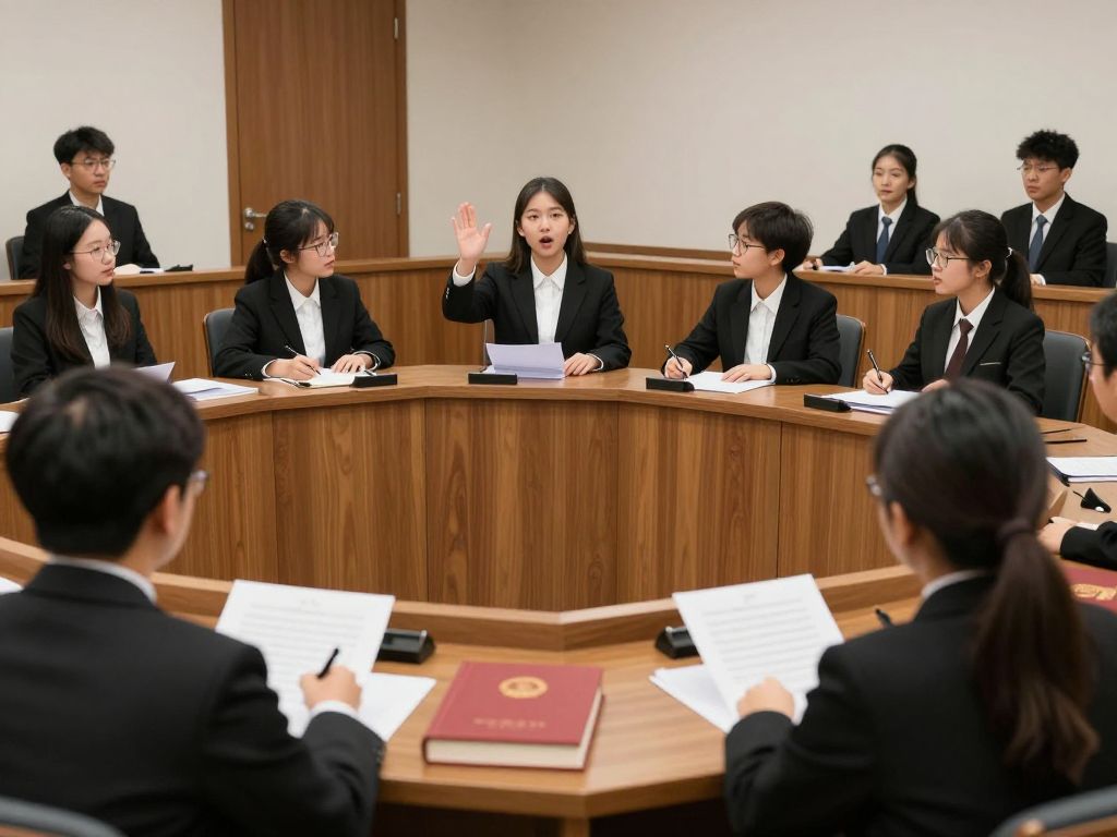 Moot court competition at Penn Carey Law School
