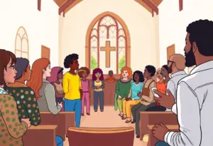 Community members participate in the Infinite Hope event at Wilson College.