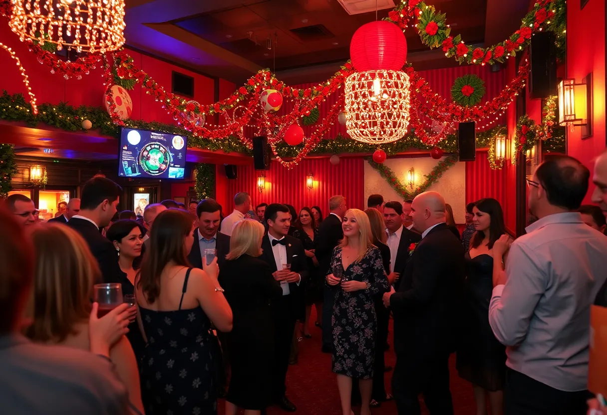Attendees enjoying the Oscars Party in Philadelphia