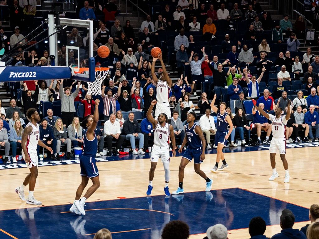 Players competing at University of Pennsylvania basketball game